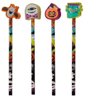 MATITA CON GOMMA HALLOWEEN 24PZ       STA334