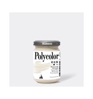 VASETTO POLYCOLOR BIANCO DI TITANIO     140ML M1220018