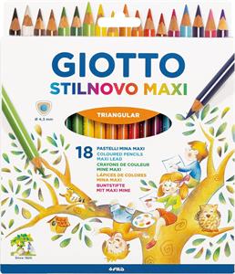 PASTELLI GIOTTO STILNOVO MAXI DA 18        226200