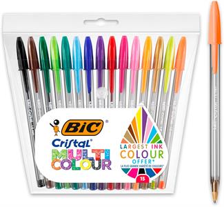 ESP.BIC CRISTAL MULTI 15PZ.         972065 964899