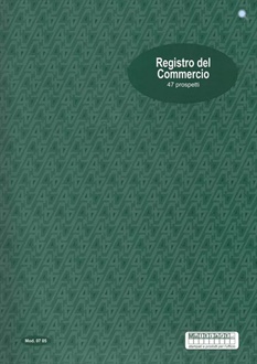 REGISTRO COMMERCIALE BENI USATI 31X24,5CM    0705