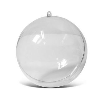 SFERA IN PLASTICA TRASPARENTE D.8CM 880/80