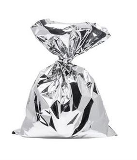 BUSTE METALLIZZATE 20X30 ARGENTO 50PZ 103535