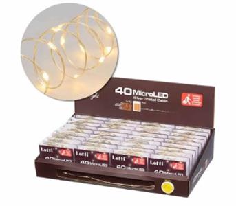 CATENA 40 MICROLED BIANCO CALDO MT.4 65826