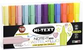 EVIDENZIATORI HI-TEXT PASTELLO/FLUO 12PZ    272000HF012SA