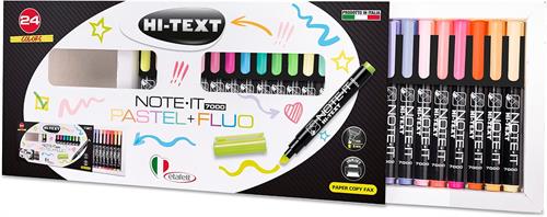 EVIDENZIATORI HI-TEXT NOTE IT P.SCALPELLO 24PZ       27000HF024