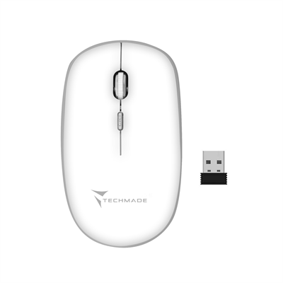 TECHMADE MOUSE WIRELESS BIANCO     TM-MUSWN4B