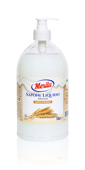 SAPONE LIQUIDO LATTE D'AVENA MERILU 1LT