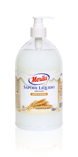 SAPONE LIQUIDO LATTE D'AVENA MERILU 1LT