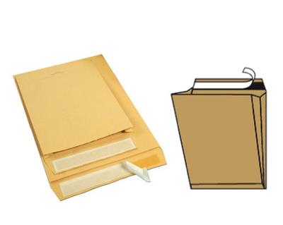 BUSTE A SACCO AVANA 19X26 ADESIVE 250PZ 840