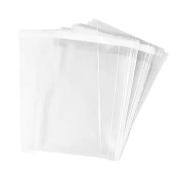 BUSTE TRASPARENTI PPL CHIUSURA ADESIVA 5CM 25X35X5CM 100PZ 406H