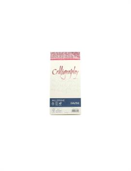 BUSTE CALLIGRAPHY 11X22 AVORIO 100GR 25PZ  A57Q424