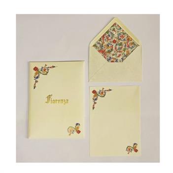 CARTA DA LETTERA FIORENZA 10/10 BUSTE E FOGLI 12X18 CL8000