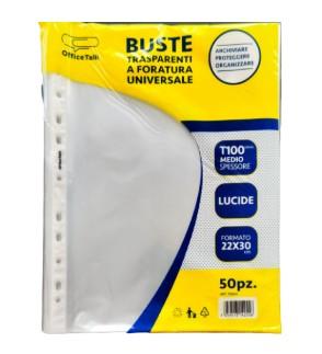 BUSTE CON FORI 22X30 90MICRON 50PZ TOP QUALITY  10863