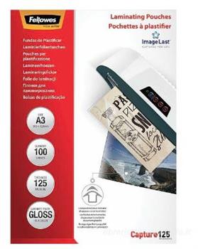 POUCHES PER PLASTIFICATRICI A3 125MY 303X426MM FELLOWES 53075