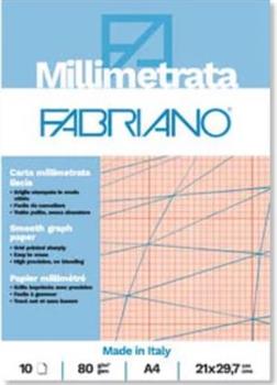 FABRIANO BLOCCO CARTA MILLIMETRATA 10 FOGLI   19100662