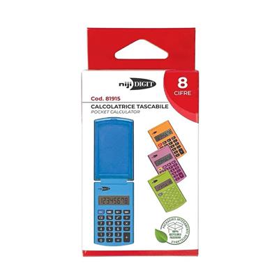 CALCOLATRICE TASCABILE 8 CIFRE NIJI  81915