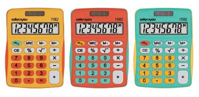 CALCOLATRICE TASCABILE COLORXYOU 11002