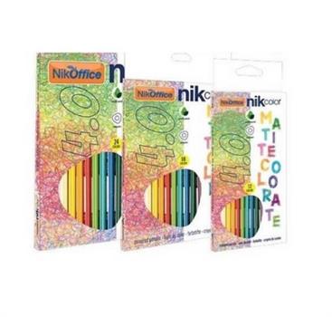 PASTELLI NIKCOLOR WOOD TRI DA 24 NIKOFFICE  4.032NIK205