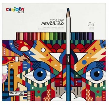 SET 24 MATITE PLUS COLOR PENCIL 0.4 CARIOCA    45203
