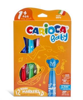 CARIOCA BABY TEDDY PENNARELLI DA 12 COLORI 42816