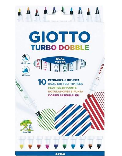GIOTTO PENNARELLI BIPUNTA DA 10 COLORI 424600