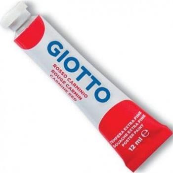 GIOTTO TUBETTI TEMPERA 12 ML ROSSO 09 352009