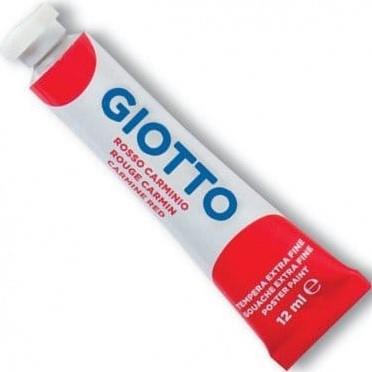 GIOTTO TUBETTI TEMPERA 12 ML ROSSO 09 352009