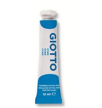 GIOTTO TUBETTI TEMPERA 12 ML CYAN 15 352015
