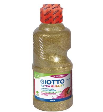 GIOTTO TEMPERA GLITTER 250ML ORO ART.531201