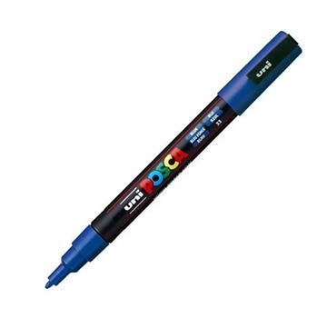 UNI POSCA MARCATORE BLU' PC-3M