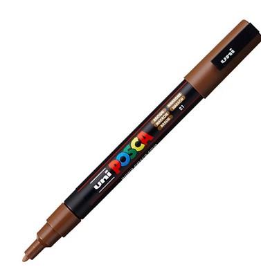 UNI POSCA MARCATORE MARRONE PC-3M