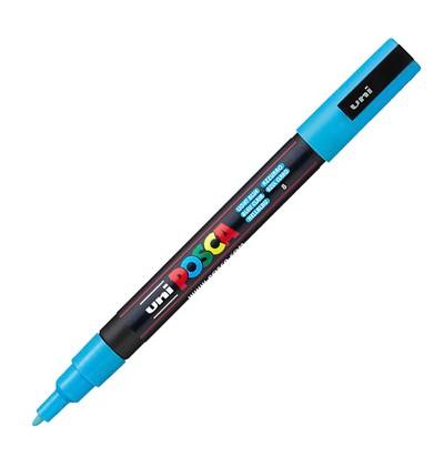 UNI POSCA MARCATORE AZZURRO PC-3M