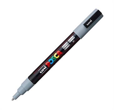 UNI POSCA MARCATORE GRIGIO PC-3M