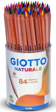 GIOTTO PASTELLI NATURA BARATTOLO DA 84 520200  519600