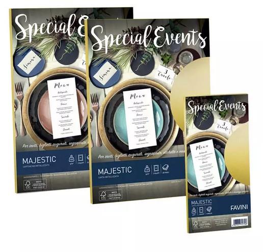 CARTA EVENTS FAVINI A4 ORO 20FF 120GR      A69H154