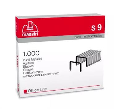 PUNTI METALLICI PER CUCITRICE S/9 IN ACCIAIO RO-MA 1005415