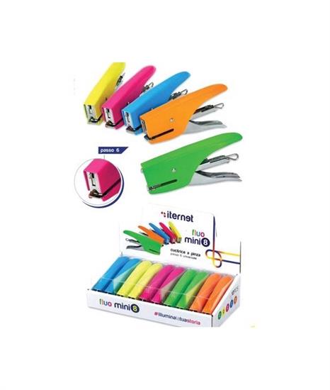 MINICUCITRICE A PINZA ITERNET FLUO  0175