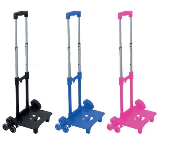 CARRELLO PORTAZAINO 3 RUOTE COLORXYOU ROSA    11032
