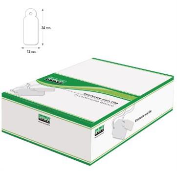 ETICHETTE C/FILO 13x34MM 1000PZ LEBEZ  A386
