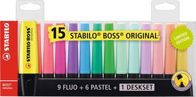 EVIDENZIATORE STABILO 15PZ 7015-01