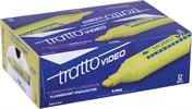 EVIDENZIATORE TRATTO VIDEO GIALLO 12PZ    830201