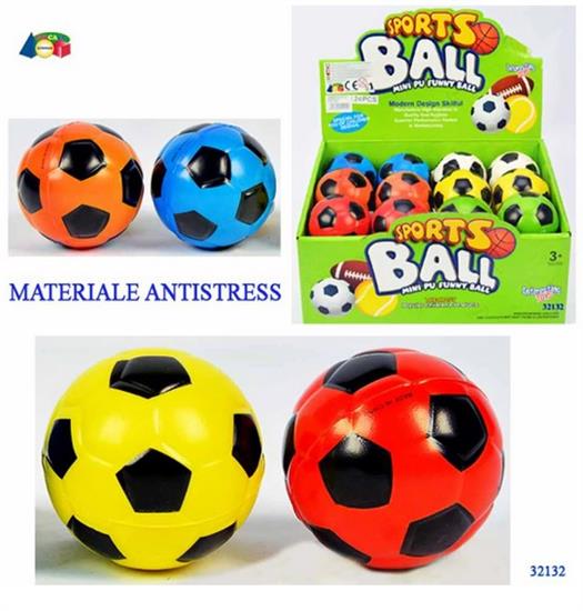 PALLA DA CALCIO ANTISTRESS FLUO GINMAR 32132