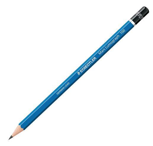 MATITA STAEDTLER MARS LUMOGRAPH 2B  100-2B